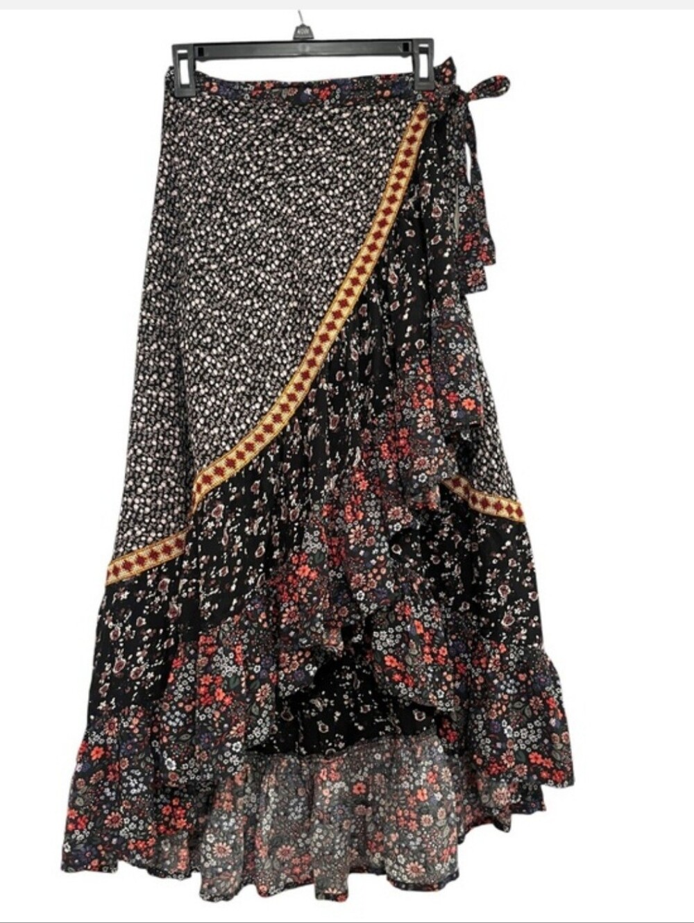 NWT Free People Esmeralda Print Maxi Skirt